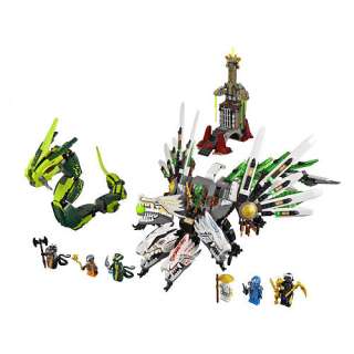 Lego Ninjago 9450 Epic Dragon Battle New for 2012 Green Ninja Acidicus 