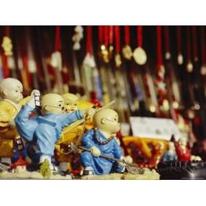 Kung Fu Dolls and Other Trinkets for Sale near the Shaolin Temple 