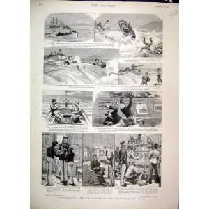   1894 Investigating Great Wall China Ship Comedy Sketch