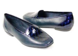 Antonio Melani Womens Flats Shoes Navy Loafers 7  