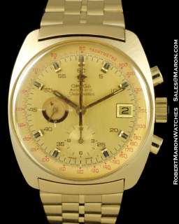 OMEGA VINTAGE SEAMASTER CHRONOGRAPH 18K AUTO 1970S  