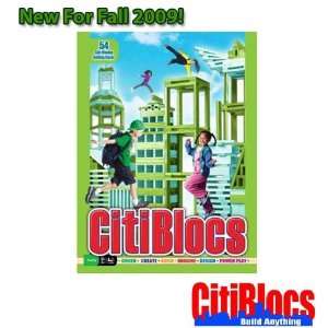  Citiblocs 54 Piece Color Wooden Building Bloc Set (CTB54BT 