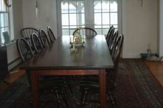 New 6 ft Farm Table, Rustic Wood Harvest Dining Table  