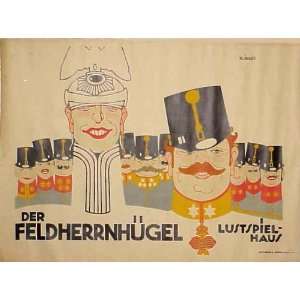  J. Klinger Theater Poster   Der Feldherrnhugel 
