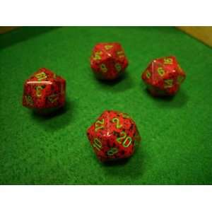  Speckled Strawberry 20 Sided Dice Toys & Games