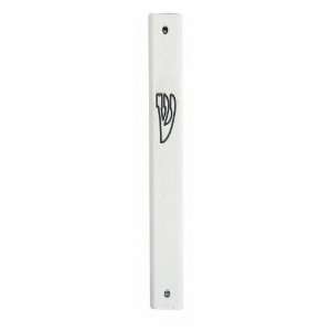  Mezuzah Made of Metal White 12cm Mezuza