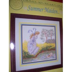  Summer Maiden Counted Cross Stitch Chart 