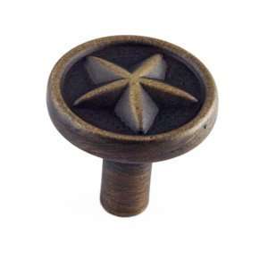   Rugged Texas Star Cabinet Knob CK 209 AE