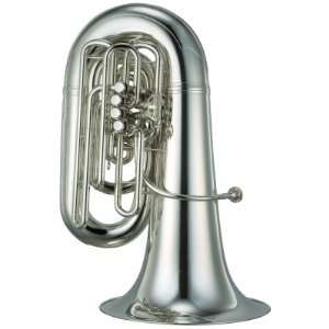  Yamaha YCB 826S Custom Artist C Tuba, 6/4 size, silver 