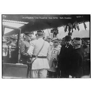  Photo General Pershing, Gen. Pelletier, Gen. Dumas, Rene 