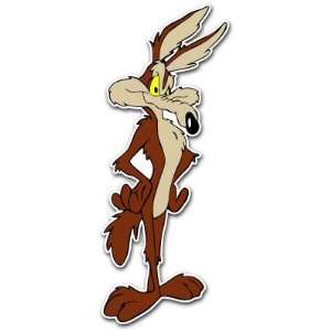  The Coyote and The Road Runner Cartoon Car Bumper Sticker 