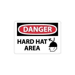  OSHA DANGER Hard Hat Area Safety Sign