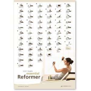  Stott Pilates Essential Reformer Wall Chart Sports 