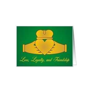  Love, Loyalty and Friendship Claddaugh Card Health 