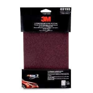  3M 03193 6 x 9 Paint and Body Scuff Pad Automotive