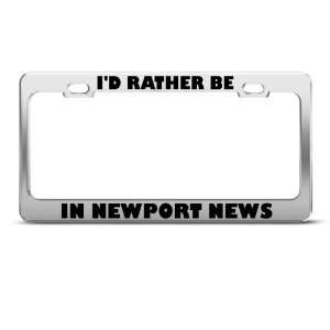   News license plate frame Stainless Metal Tag Holder Automotive