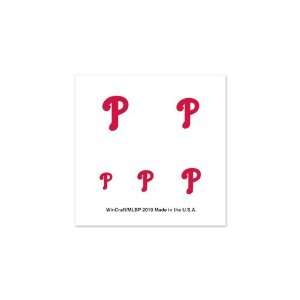  MLB Philadelphia Phillies Fingernail Tattoo Sheet