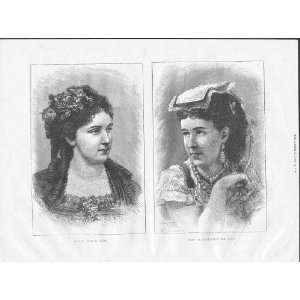  Portrait Marie Rose And Clara Louise Kellogg