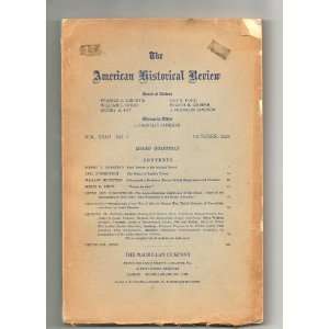   Review October, 1926 (32) Managing Editor J. Franklin Jameson Books