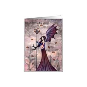  Heart of Autumn   Vampire   Gothic Fairy Card Card Health 