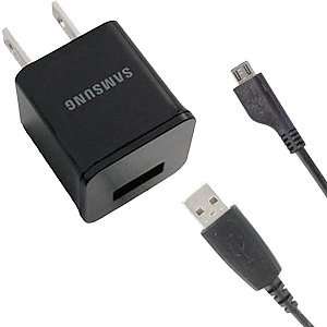  OEM Samsung USB Travel Charger Adapter w/ Data Cable micro 