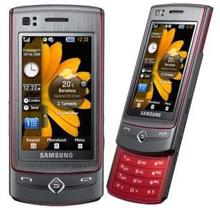 NEW SAMSUNG S8300 UNLOCKED GSM RED TOCCO ULTRATOUCH  