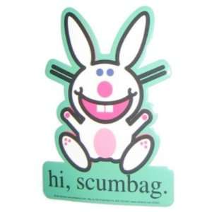  Happy Bunny   Hi Scumbag   Sticker / Decal Automotive
