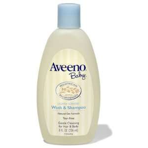  Aveeno Baby Wash & Shampoo   8 fl oz Bottle (Quantity of 5 
