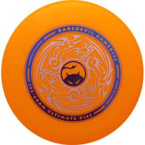 Neon Orange Daredevil 175 g Ultimate Frisbee Game Disc  