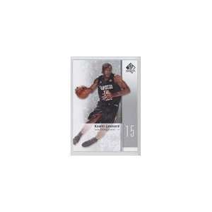    2011 12 SP Authentic #27   Kawhi Leonard Sports Collectibles