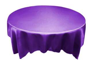 SATIN square table overlay 60x60   25 COLORS  