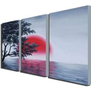 Blood Moon Hand Painted Canvas Art Oil Painting