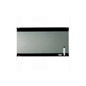   rectangular wall mount mirror with integral wood shelf AEM100N Home