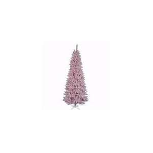   18161   9 x 45 Flocked Pink Spruce 360 LED Warm White
