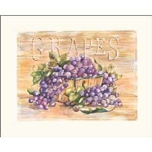  Fruit Stand Grapes Poster Print