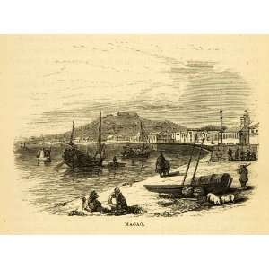   Delta Port Junk   Original In Text Wood Engraving