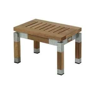  Lister Premium Teak Wood Rivoli Rectangular Side Table 