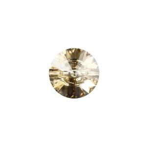  3015 14mm Rivoli Button Crystal Golden Shadow Arts 