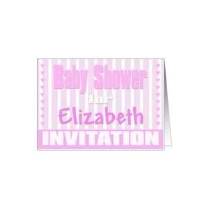  Baby Elizabeth Shower Invitation Card Health & Personal 