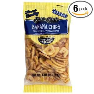 Snak Club Banana Chips, 4 Ounce Bags Grocery & Gourmet Food