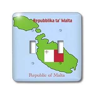 Flags and Maps   The map and flag of Malta with the Republic of Malta 