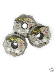 Frog Hair 7X Fluorocarbon Fly Fishing New 3 Spools  