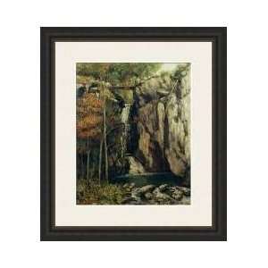 The Chasm At Conches 1864 Framed Giclee Print