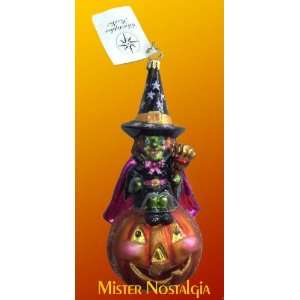  RADKO TWINKLY TOOTHSOME Witch Halloween Ornament NEW