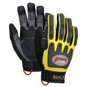 MCR Safety Force Flex Gloves, Yellow   X Large