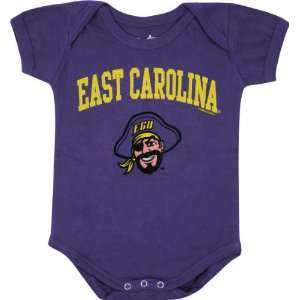  East Carolina Pirates Newborn/Infant Purple Big Fan 
