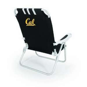 Cal Berkeley Golden Bears Reclining Portable Beach Chair