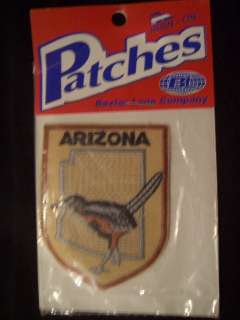 ROUTE 66 ARIZONA IRON ON PATCH WITH ROADRUNNER NICE  