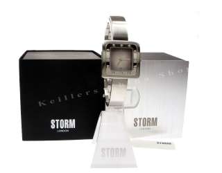 STORM Watches 4609/S Dranar Square Silver Womens Watch  