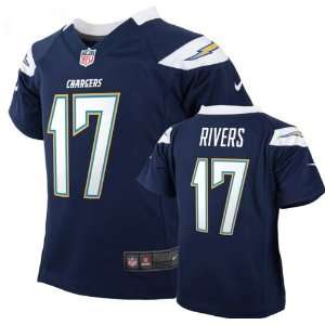 Jersey Home Blue Game Replica #17 Nike San Diego Chargers Kids Jersey 